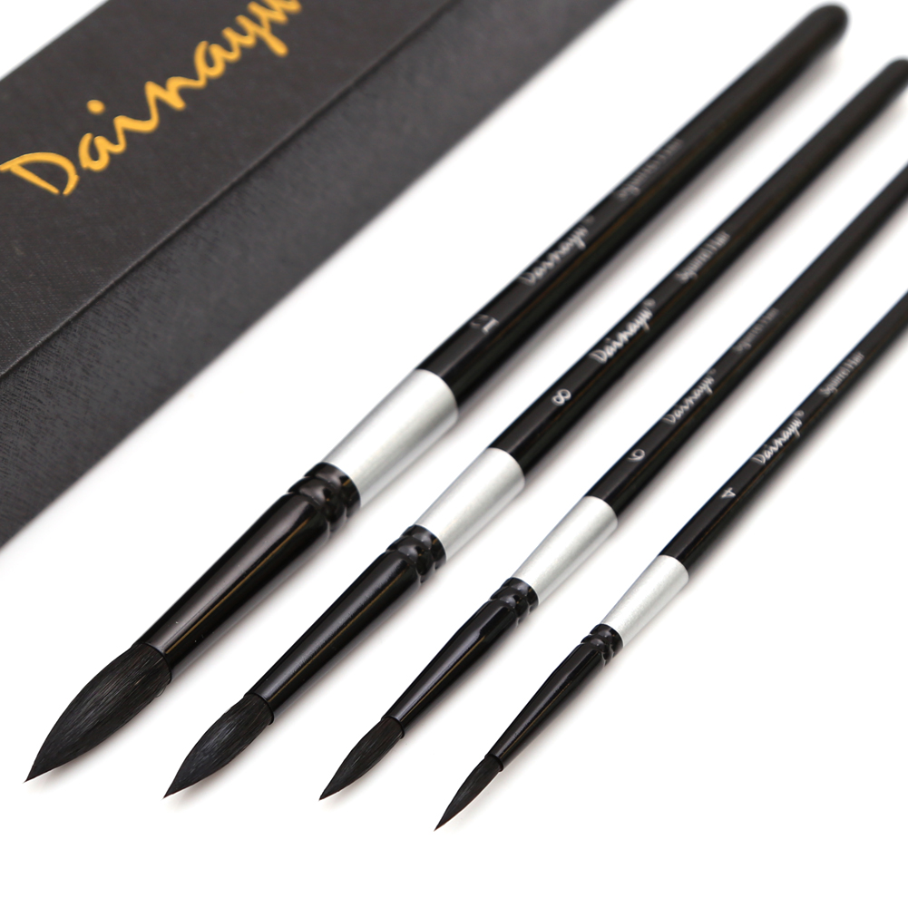 Dainayw 4 brosses écureuil che - Gouache Paint Set avis et prix