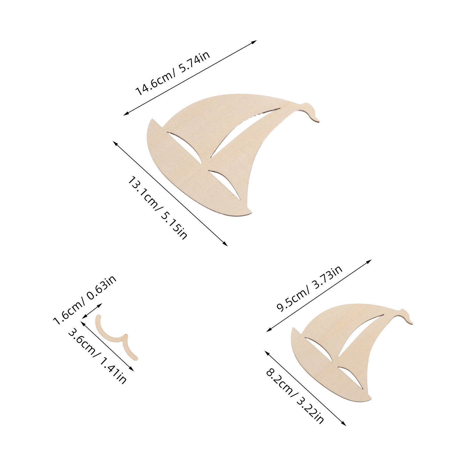 6 pièces de découpes de bateau - Art And Craft For Nursery avis et prix