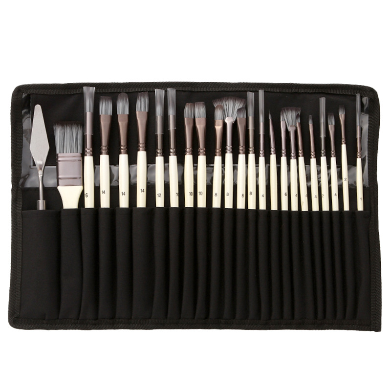 Ensemble de 24 pinceaux de pei - Gouache Paint Set avis et prix